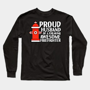 Firefighter Husband Long Sleeve T-Shirt
